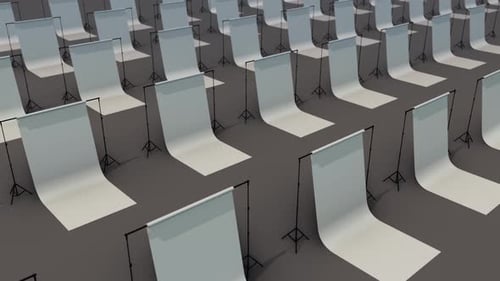 a lot of photo studio background in a row 4k