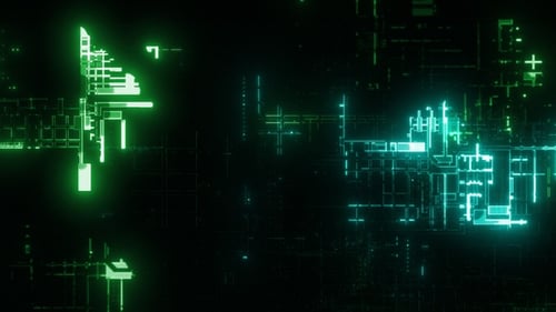 Data being processed