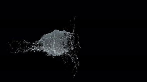 Realistic Dynamic Water Splash Burst Effect