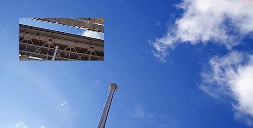 Sky And Bridge Passing