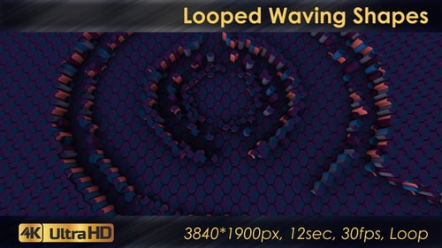 Looped Waving Shapes