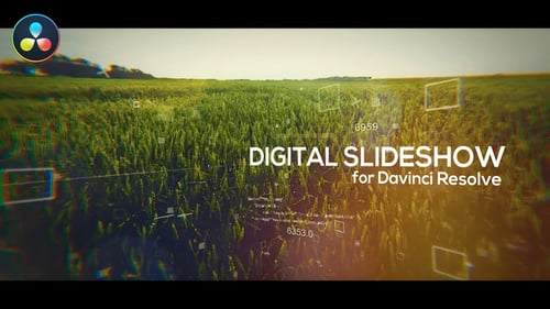 Apresentação de slides digital para DaVinci Resolve