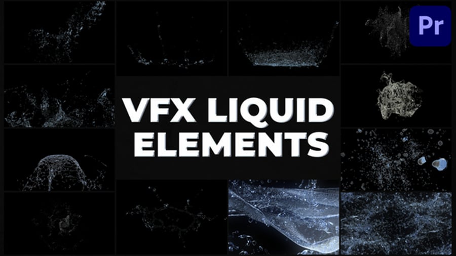 Cover for VFX Liquid Pack | Premiere Pro MOGRT