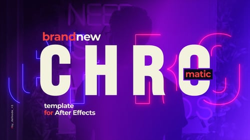 Dynamic Chromatic Typography Opener for Modern Promotions
