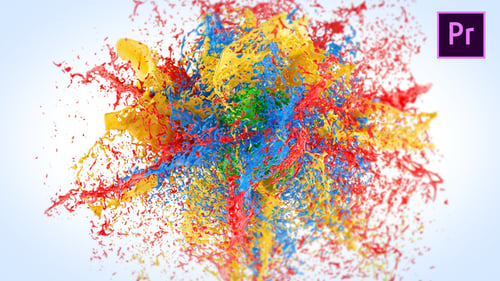 Exploding Paint Logo Reveal – Premiere Pro