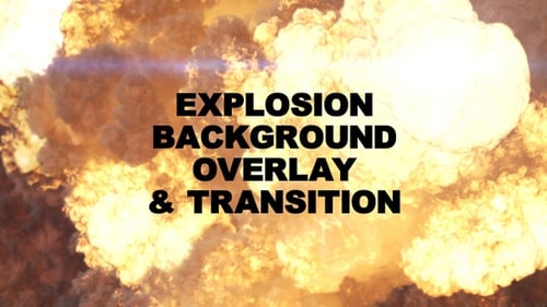 Explosions-Hintergrund & Overlay