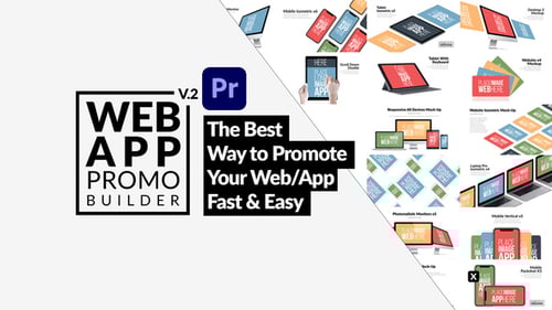 Web App Promo Builder For Premiere Pro