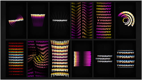 Instagram Typography