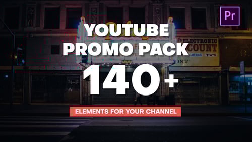 Paquete promocional de YouTube para Premiere Pro