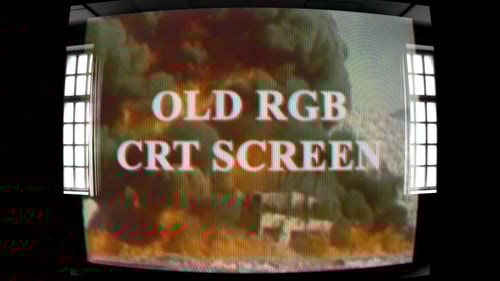 Old RGB CRT Screen