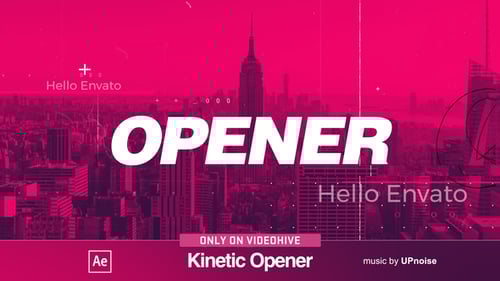 Dynamic Glitch Fast Text Opener and Promo