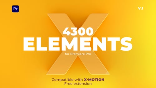 Dynamic Motion Graphics Elements Pack for Premiere Pro Editors