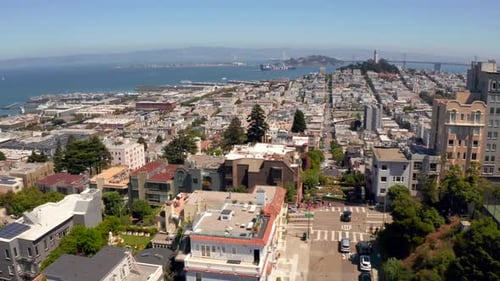 Beautiful Aerial View of the San Francisco USA