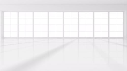 The white empty room