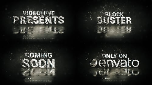 Powerful Cinematic Shattered Text Trailer Opener