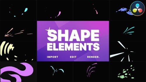Shape Elements Pack | DaVinci Resolve