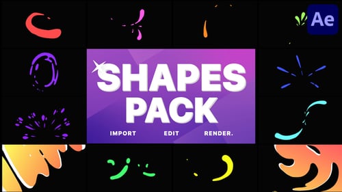 Liquid Shapes Pack | After Effects