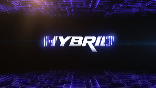 High-Tech Digital Logo Reveal with Grid Effects