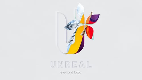 Colorful Fluid Logo Reveal with Elegant Minimal Design