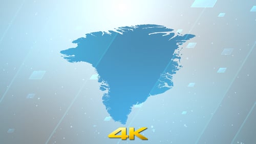 Modern Map Outline Reveal with Geometric Elements