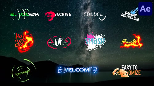 Dynanic Cartoon Titles | After Effects