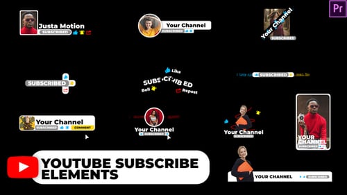Animated YouTube Subscribe and Notification Call-to-Action