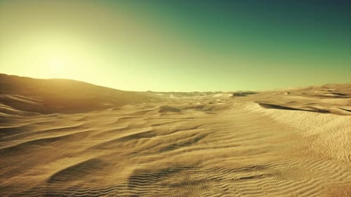 Wunderschöne Sanddünen in der Sahara