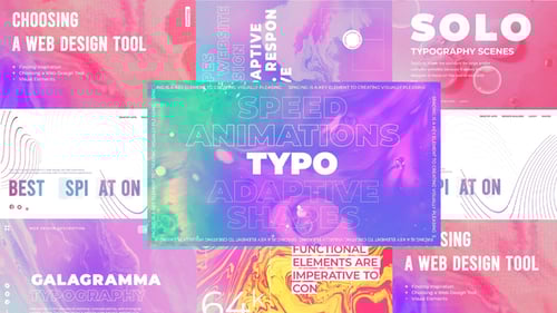 Galagramma typography pack