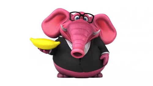 Lustiger Elefant - 3D-Animation