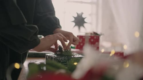 Wrapping Christmas Gifts for Family and Friends