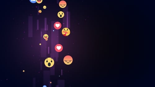 Facebook Reaction Emoji Background V15