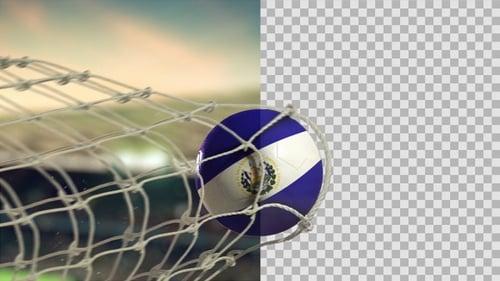 Soccer Ball Scoring Goal Day - El Salvador