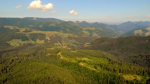 Beautiful Mountain Landscape on a Sunny Day