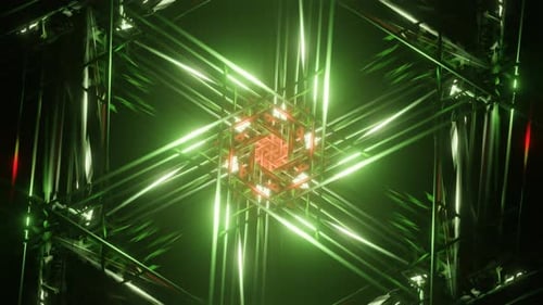 Abstract Trendy Surreal Futuristic Multicolor Psychedelic Hypnotic VJ Seamless Loop Background