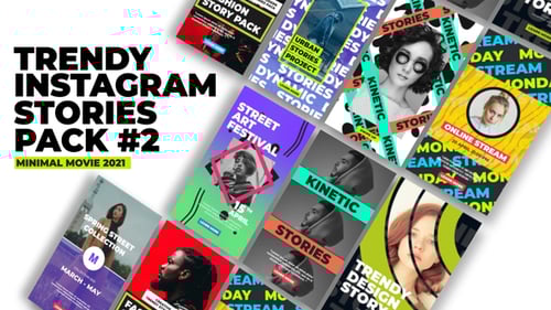 Dynamic Social Media Stories with Kinetic Typography