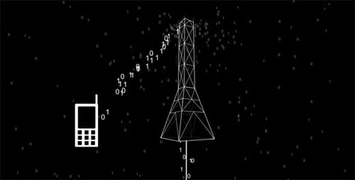 Animated Icons for Technology Communication and Data Transfer