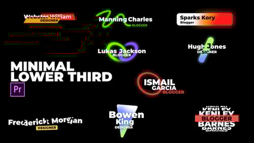 Minimal Lower Thirds