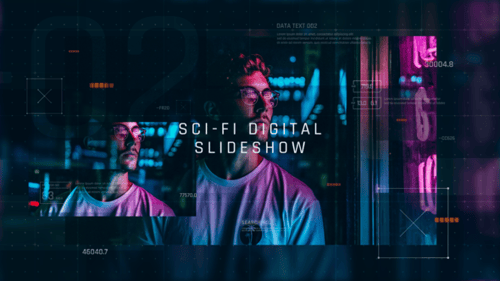 Digital Sci-Fi Slideshow / Technology Opener / Hi-Tech Futuristic Gallery / Corporate Presentation