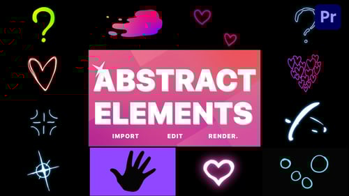 Abstract Pack | Premiere Pro MOGRT