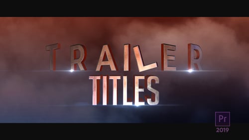 3D Trailer Titles