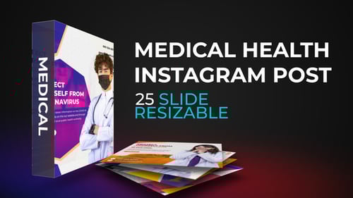 Modern Medical Health Social Media Promotion Kit