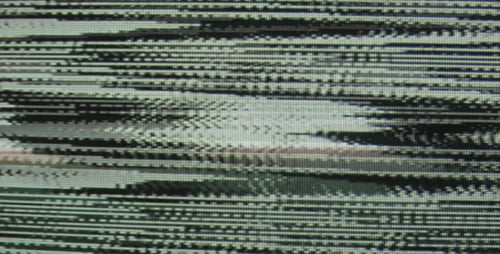 Glitch TV Static Error Screen Loop