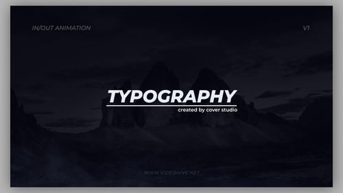 Dynamic Text Animation Kit with Modern Geometric Reveals