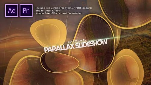 Modern Cinematic Parallax Slideshow: Dynamic Opener for Photos and Videos