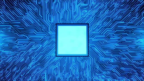Futuristische High-Tech-Dateninformationen Bewegtes Konzept Visualisierung Digital Lines Connect