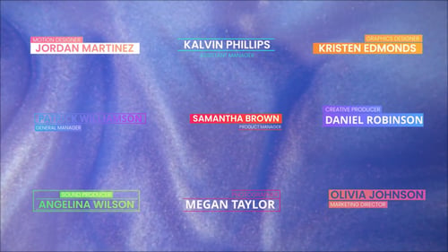 Colorful Lower Thirds