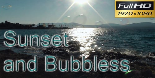 Sonnenuntergang und Bubbles HD