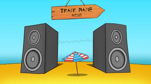 Summer Beach Music Visualizer