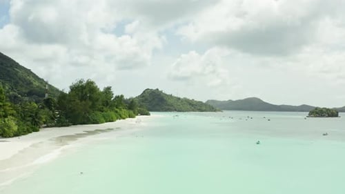 Luftaufnahme der Seychellen