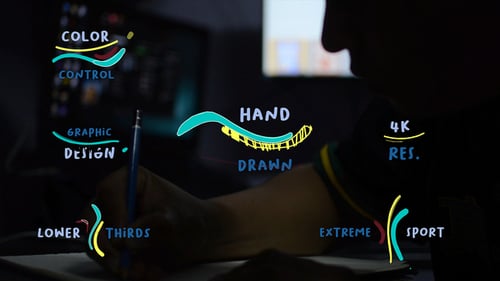 Hand Drawn Titles 4K